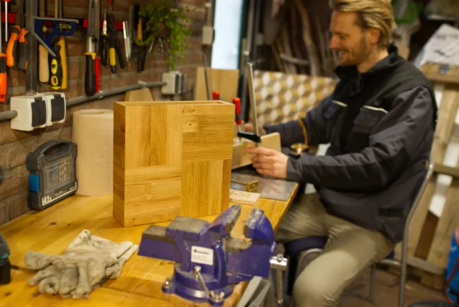 Het Hupacha atelier in Dieren, aan de rand van de Veluwezoom